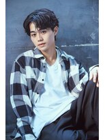 ラッドバイプティパ(rad...by petit-pas) 水戸/メンズ/センターパート/無造作/ニュアンスパーマ