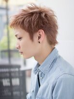 メル バイ ヘアサロン ニド(mer..by hair salon Nido)&nbsp;メンズハイトーンミルクティー