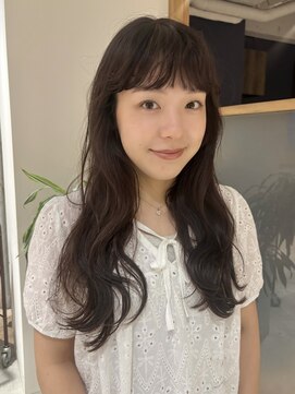 ラミエ バイ メルト 吉祥寺(lamie by melt) 小川/チャコールグレー地毛風透明感カラーパーマ風セット吉祥寺