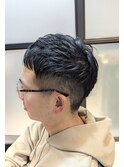 ブロックメンズショートヘア