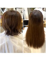 ヘアーサロン ポラリス(POLARIS)&nbsp;エクステ長さだし