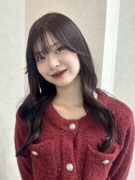 ソア 並木坂(Soa) レイヤーカット/韓国風カット/ラベンダーカラー/Chihiro