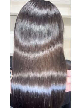 ミッツスタイル 福島(MIITS STYLE) 髪質再整ストレート×アッシュブラウン