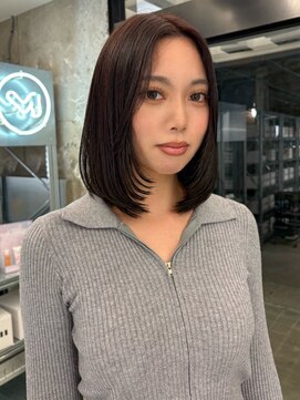 ノエロク 岐阜(noe rok) ミディアムレイヤー/韓国/ボブ/髪質改善/縮毛矯正/岐阜s53