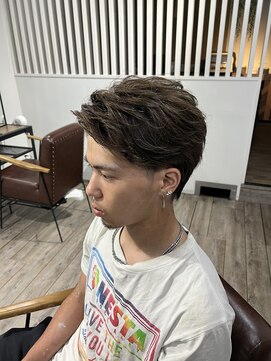 アネスタ(ANESTA) ナチュラル束感ツーブロックショート