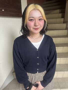 コレットヘアー ザモリオカ(Colette HAIR the MORIOKA) face framing×blond color