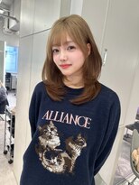 ジェム(GEM)&nbsp;ベージュとブラウンのルーツカラー◎