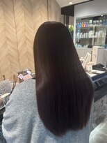 アース 郡山コスモス通り店(HAIR&MAKE EARTH) 色落ちまで可愛い艶感ピンクブラウン