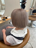 シカ 神戸三宮元町店(Cica) ミルクティーベージュ ダブルカラー 髪質改善 神戸ハイトーン
