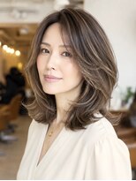 トリッカ 代官山(tricca)&nbsp;カジュアル白髪ぼかしハイライト