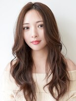 エステージ  喜連店(S-TAGE)&nbsp;ゆるふわ巻き×センターパート×オリーブブラウン