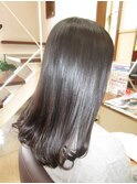 【見附　今町】ツヤ黒髪ロング　ワンカール巻き