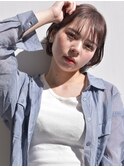 baLon.fem【yu-ma】ショート ミニボブ ラベンダーアッシュ
