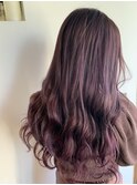 パープルピンク/エクステごとカラー　stylist/miaki