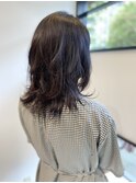 大人可愛い レイヤーカット