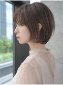 前髪あり大人ショートボブ20代30代40代【AIN.表参道】川原大地