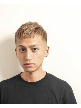 レンゲン(LENGEN) メンズかき上げニュアンスマッシュサイドパート韓国マッシュ８８