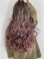 フラッグヘア 新宮店(Flag HAIR)&nbsp;ピンクグレー☆イルミナカラー☆ケアブリーチ☆ハイライト
