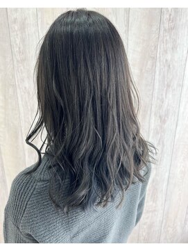 シエル 立川店(CIEL) 【CIEL原田】透けるブルーグレージュカラー。