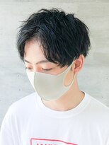 ビューティーデザイン ルクソー(LUXUEUX)&nbsp;王道メンズショート☆無造作ツイストパーマセンターパート