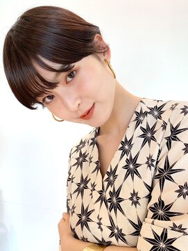 アルバム 池袋(ALBUM) マッシュショート_外ハネボブセクションカラー_38634