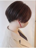 【morio原宿】刈り上げ女子　ツーブロックハンサムショート