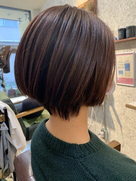 クラク 羽根木店(kuraku) ショート×レッドブラウン