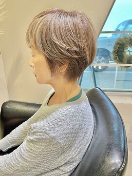 シェル 国分寺(shell) グレージュカラー/ボブウルフ/黒髪/ココアベージュ