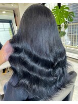 ブレンド 渋谷(BLend)&nbsp;【Blend渋谷】大人気透明感ブルーブラックカラー　髪質改善