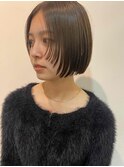 【Barouche/中島綾子】 ボブ 顔周りカット 堀江