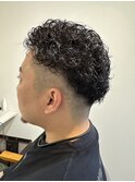メンズショートスパイラル