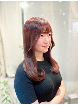 ウミネコ美容室 センター北hanare店(Umineko美容室) 重めナチュラルロング