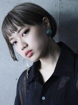 ヘアサロン ナノ(hair salon nano)&nbsp;外国人風な透明感グレージュ×ミニボブ