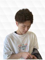 オーシャンヘアリゾート(Ocean hair resort)&nbsp;ツイストパーマ×アップバング