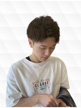 オーシャンヘアリゾート(Ocean hair resort) ツイストパーマ×アップバング