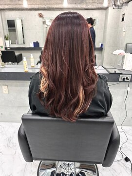 エンディアリング 東銀座(Endearing) 銀座/東銀座/切りっぱなしボブ/エアリーロング/ブラウン