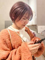 ラミエ バイ メルト 吉祥寺(lamie by melt)&nbsp;*滝田*ピンクベージュツヤ髪透明感似合わせカットショートボブ