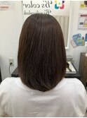 【B's】30代40代50代人気◎ 艶×ナチュラルブラウン/セミロング