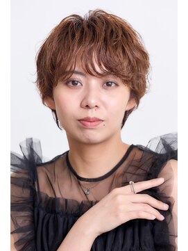 ミチオ ノザワ ヘアサロン ギンザ(Michio Nozawa HAIR SALON Ginza) 30代40代小顔カットショートフェミニングレージュ