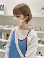 グッディ 岡山下中野店(GOOD-DAY)&nbsp;【丸みショート×ミルクティーベージュ】*ACO