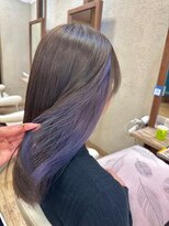 ヘアーアンドメイク アズール 浦和店(Hair&Make Azur)&nbsp;イヤリングカラー/紫