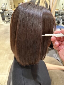 フリーラ 横浜(freera) 髪質改善サラサラプレミアムストレート大人ガーリー韓国ボブ横浜