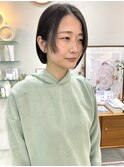 *似合わせカット*前髪で楽しむコンパクトボブ