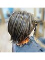 オーブ ヘアー コア 銀座店(AUBE HAIR core)&nbsp;ハイライトでコントラストを