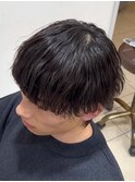 緩めシャドーパーマ　ひたちなか/メンズパーマ