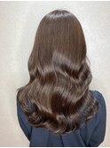 髪質改善＊ケアカラー艶ウェーブ＊美髪【Zina大阪茨木】