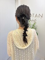 ボタン ハカタ(VOTAN hakata) 【votan sanae】編みおろしアレンジ/ヘアアレンジ