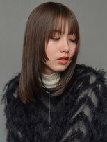 シーン(SCENE)&nbsp;くびれヘア/アプリコットオレンジ/ハイライトカラー/天神今泉