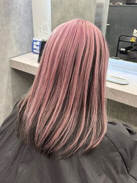 いろあそび 八王子 【アンブレラカラー】ピンク×ダークブラウン