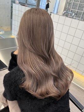 サンクプロジェクト(cinq PROJECT) 韓国ヘアミルクティーベージュグレージュカラーブリーチカラー